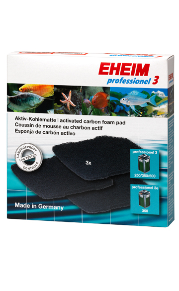EHEIM Aktivkohlematte  3Stk. Filtermaterial für diverse Aussenfilter