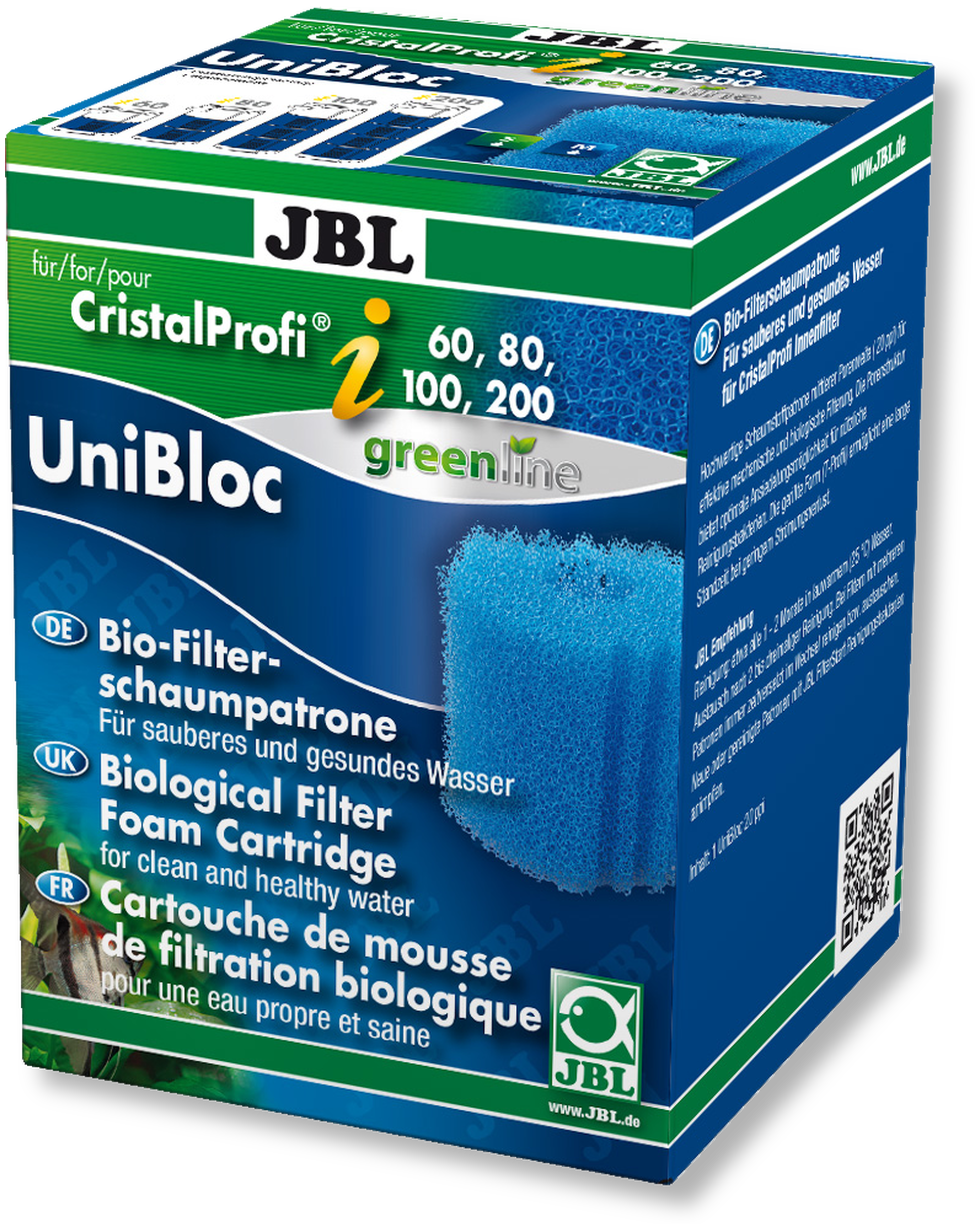 JBL Unibloc, blau, CristalProfi i60-i200