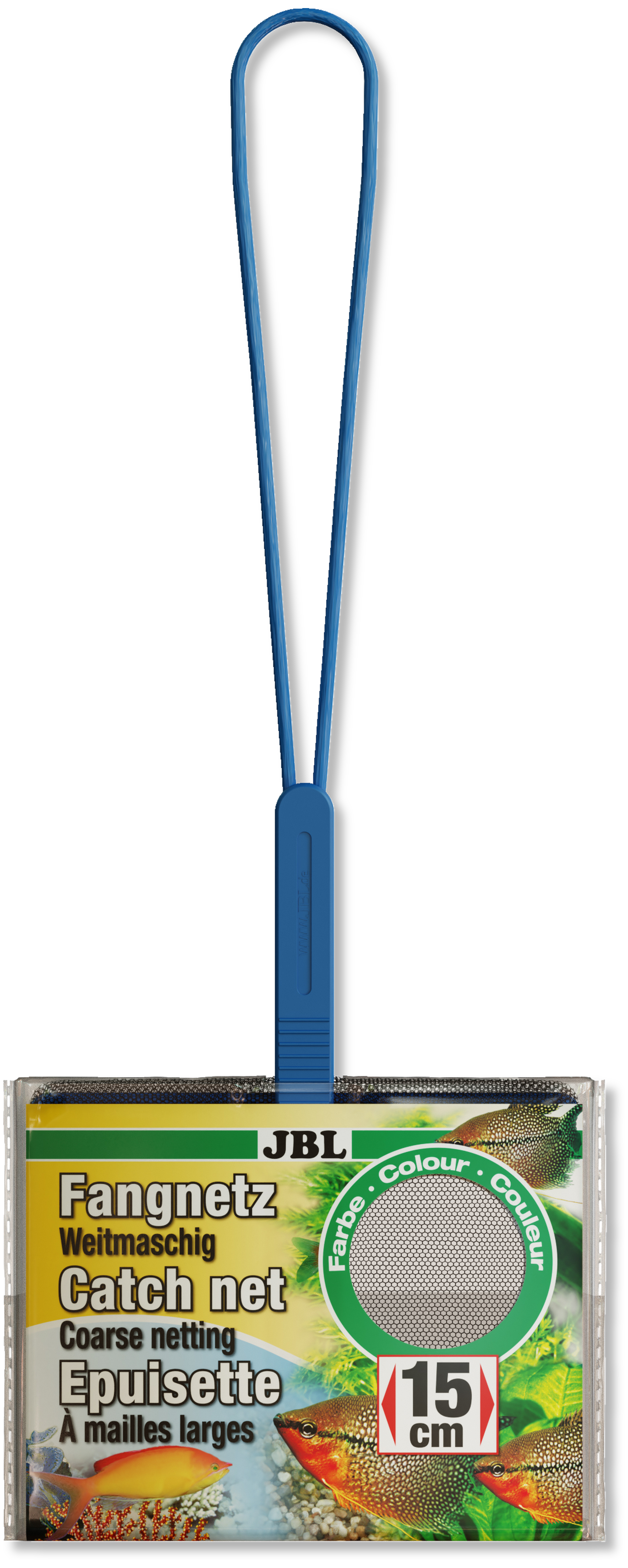 JBL Fangnetz Premium grob weitmaschig, 12 x 35 cm, schwarz