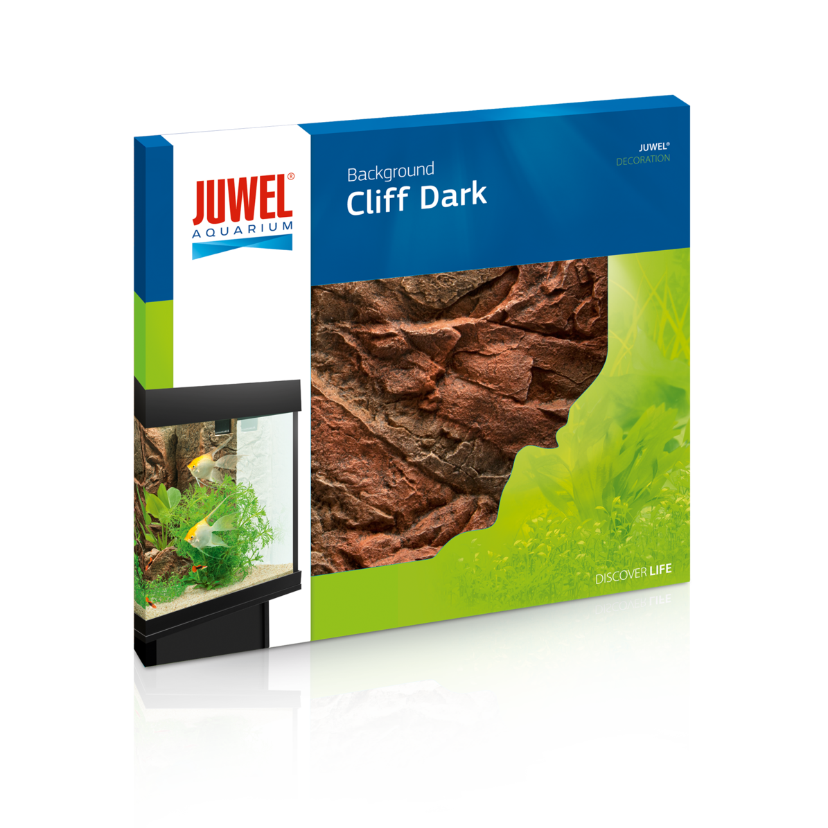 JUWEL Background Cliff Dark - Strukturrückwand 60x55cm