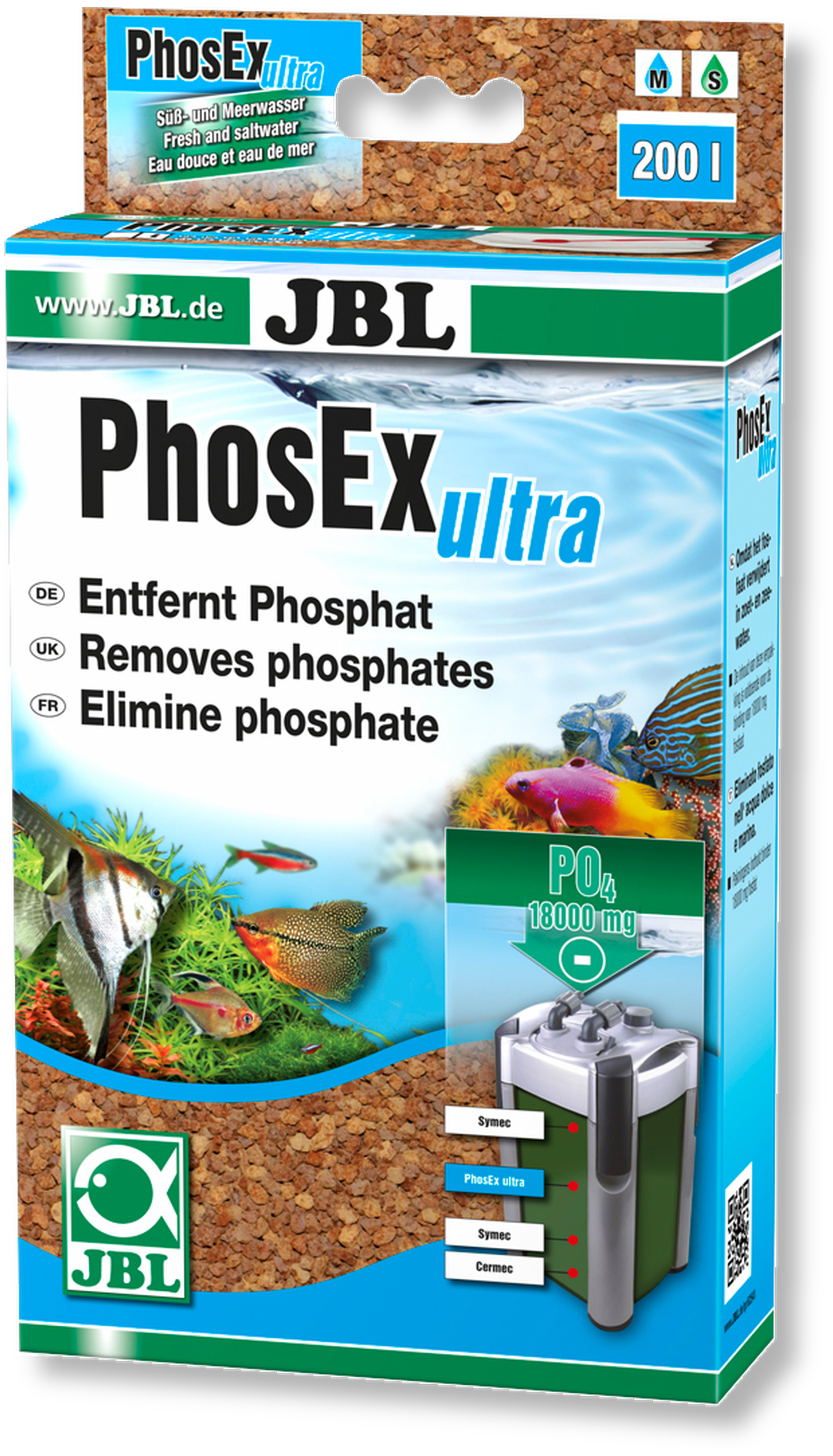JBL PhosEx Ultra, rot, Filtermasse, 200l