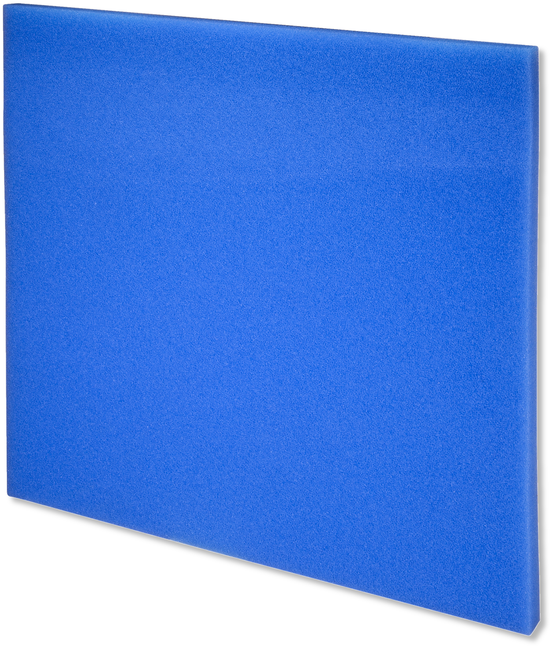 JBL Filterschaum, 50 x 50 cm H 2.5 cm, blau, fein, 30 ppi
