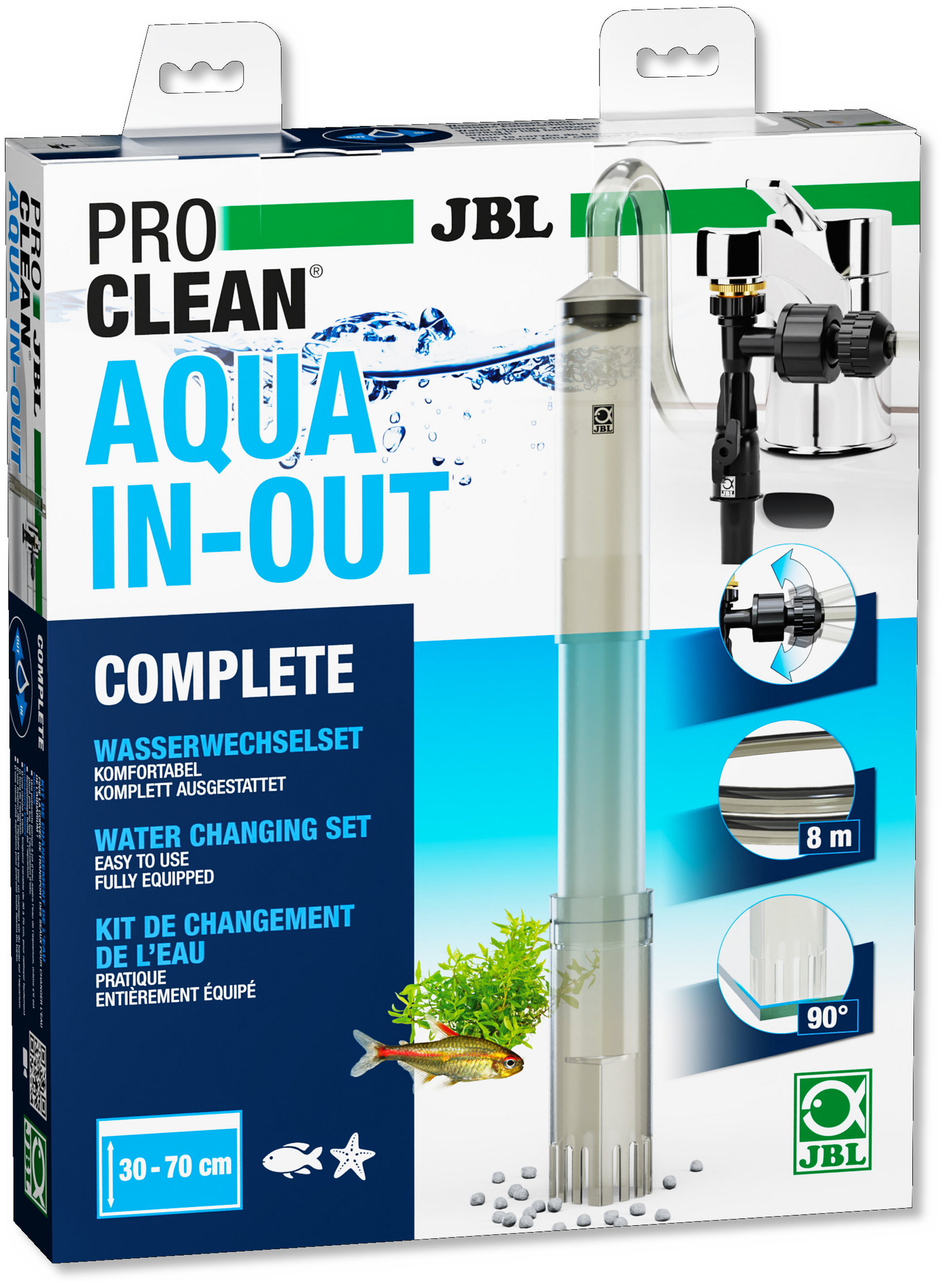 JBL Pro Clean Aqua In-Out, Ø 12/16 mm 8 m