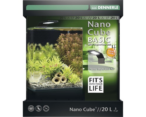 Dennerle Nano Cube Basic 20L,  Nano Style LED 6W