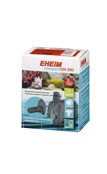 EHEIM CompactON Pumpe 300, 170-300l/h Wasserpumpe, Förderhöhe 0.6m, 7W
