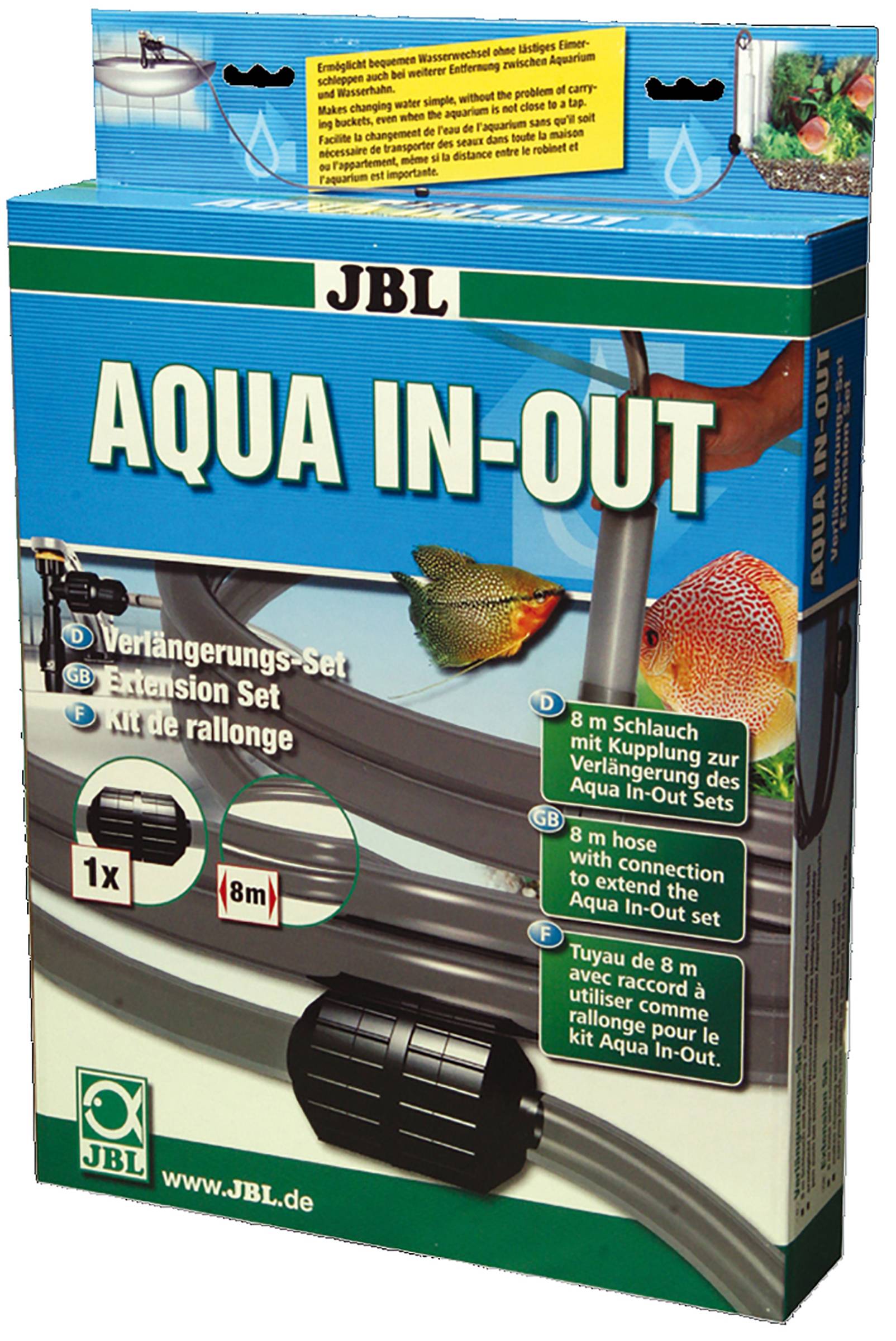 JBL Aqua In-Out Verlängerungsset, Ø 12/16 mm 8 m